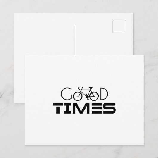 GOEDE TIJDEN BRIEFKAART (Voorkant / Achterkant)