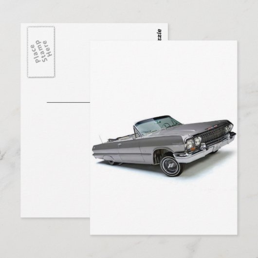 GOEDE TIJDEN CAR CLUB DESIGN 2 BRIEFKAART (Voorkant / Achterkant)