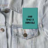 Goede Tijden & Cornhole 🌽 Button (Insitu)