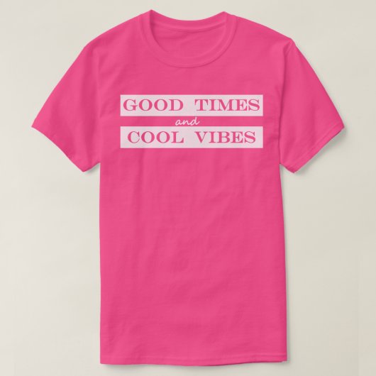 Goede tijden en t-shirt (Design voorkant)