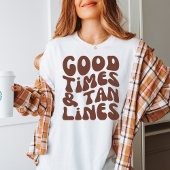 Goede tijden en Tan Lines | Boho Zomervakantie T-shirt
