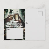 Goede tijden en veel succes op St. Patrick's Day Briefkaart (Achterkant)