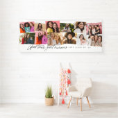 Goede tijden geweldige herinneringen 12 foto leuke spandoek (Insitu)