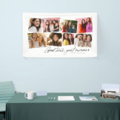 Goede tijden geweldige herinneringen aan het leuke spandoek (Beurs)