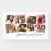 Goede tijden geweldige herinneringen aan het leuke spandoek (Horizontaal)