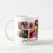 Goede tijden geweldige herinneringen leuk 12 fotoc koffiemok (Links)