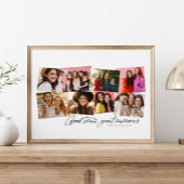 Goede tijden geweldige herinneringen leuk 8 fotoco poster