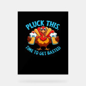 Goede tijden Happy Thanksgiving Classic T-shirt Acryl Bord (Voorkant)