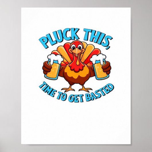 Goede tijden Happy Thanksgiving Classic T-shirt Poster (Voorkant)
