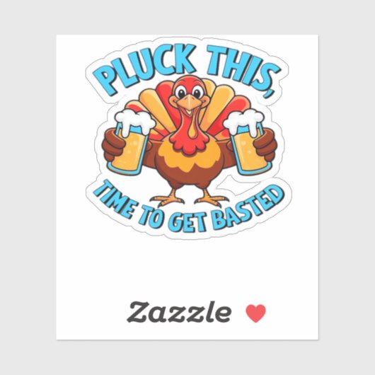 Goede tijden Happy Thanksgiving Classic T-shirt Sticker (Vel)