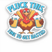 Goede tijden Happy Thanksgiving Classic T-shirt Sticker (Voorkant)