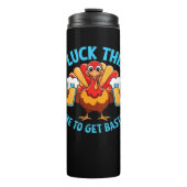 Goede tijden Happy Thanksgiving Classic T-shirt Thermosbeker (Voorkant)