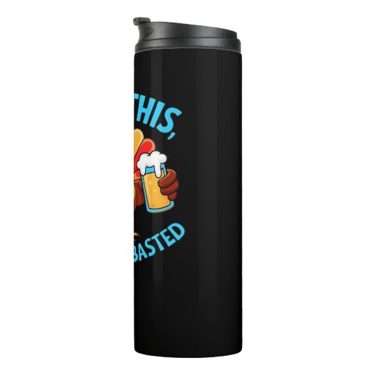 Goede tijden Happy Thanksgiving Classic T-shirt Thermosbeker (Geroteerd rechts)