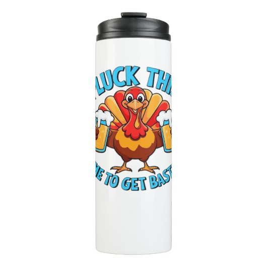 Goede tijden Happy Thanksgiving Classic T-shirt Thermosbeker (Voorkant)