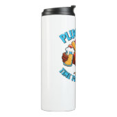 Goede tijden Happy Thanksgiving Classic T-shirt Thermosbeker (Gedraaid links)