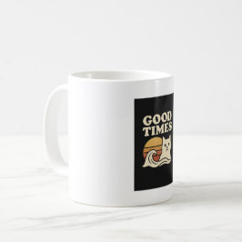 Goede tijden Retro -  positieve vibes Koffiemok