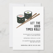 Goede tijden Roll Kawaii Sushi Elke leeftijd Verja Kaart (Voorkant)