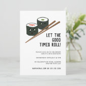 Goede tijden Roll Kawaii Sushi Elke leeftijd Verja Kaart (Staand voorkant)