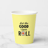 Goede tijden roll kawaii sushi papieren bekers (Achterkant)