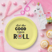 Goede tijden roll kawaii sushi papieren bordje (Feest)