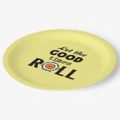 Goede tijden roll kawaii sushi papieren bordje (Gekanteld)