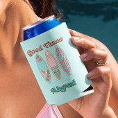 Goede tijden vooruit Surfboard familie strand vaka Blikjeskoeler