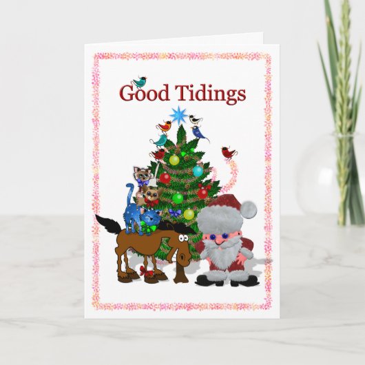 Goede Tijding Feestdagen Kaart (Voorkant)