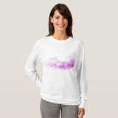 goede trillingen - abstract decoratief kunstontwer t-shirt (Voorkant volledig)