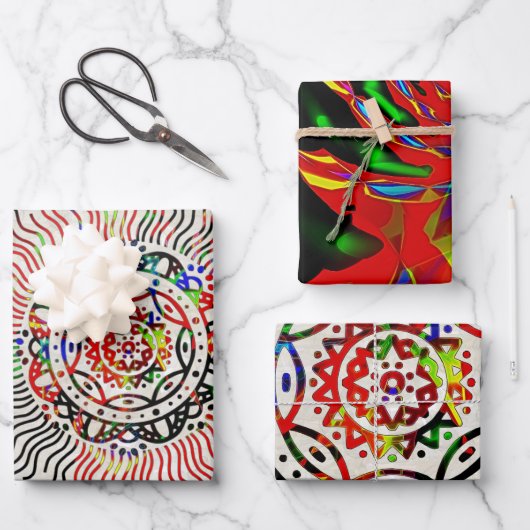 Goede trillingen inpakpapier vel (Voorkant)