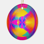 Goede trillingen keramisch ornament (Links)