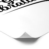 Goede trillingen poster (Hoek)