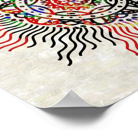 Goede trillingen poster (Hoek)