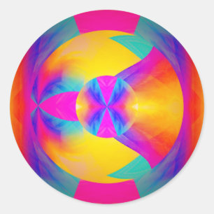 Goede Trillingen Ronde Sticker