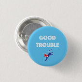 Goede Trouble Donkey Ronde Button 3,2 Cm (Voorkant /achterkant)