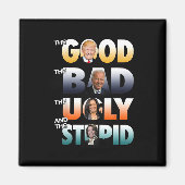 Goede Trump De Slechte Biden De Goede De Slechte D Magneet (Voorkant)