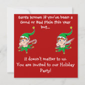 Goede uitnodiging voor Pixie Bad Pixie Party (Voorkant)