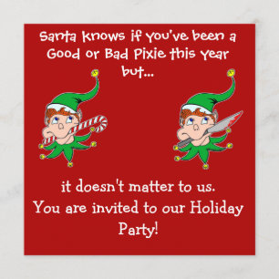 Goede uitnodiging voor Pixie Bad Pixie Party