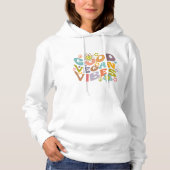 Goede Veganische Vibes Hoodie (Voorkant)