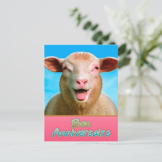 Goede verjaardag briefkaart (Staand voorkant)