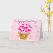 goede verjaardag : reuzencupcake : kaarten (Gele Bloem)