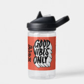 Goede Vibes alleen aangepaste naam Waterfles (Links)