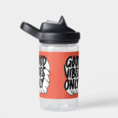 Goede Vibes alleen aangepaste naam Waterfles (Rechts)