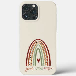 Goede Vibes alleen citaat Rainbow Fun Inspirivity Case-Mate iPhone Case