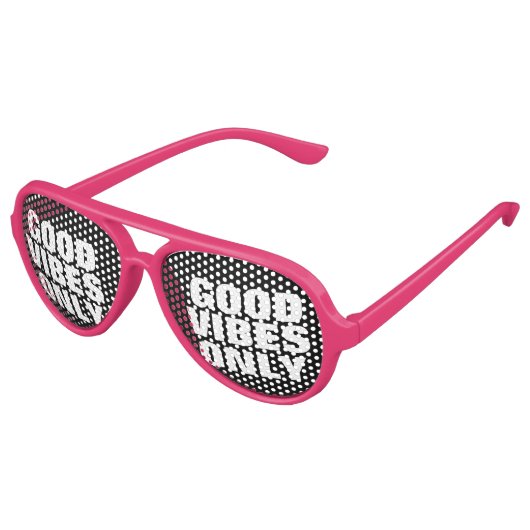 GOEDE VIBES ALLEEN grappige partij tinten in aange Aviator Zonnebril (Gekanteld)