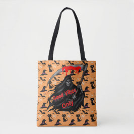 Goede vibes alleen Halloween Tote Bag