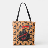 Goede vibes alleen Halloween Tote Bag (Achterkant)