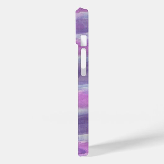 Goede Vibes alleen Paarse iPhone Case (Achterkant / Links)