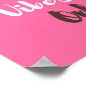 Goede vibes alleen positieve zin citaat poster (Hoek)