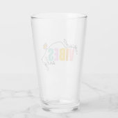 Goede vibes alleen regenbooghart glas (Achterkant)