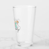 Goede vibes alleen regenbooghart glas (Links)